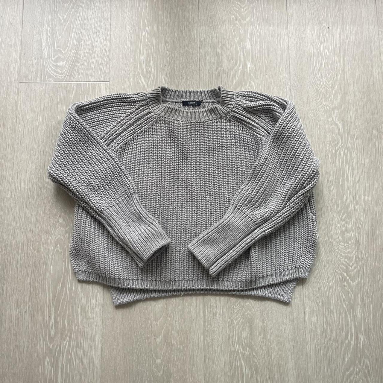 BASSIKE Ribbed Knit Jumper in Wool/Cotton blend.... - Depop