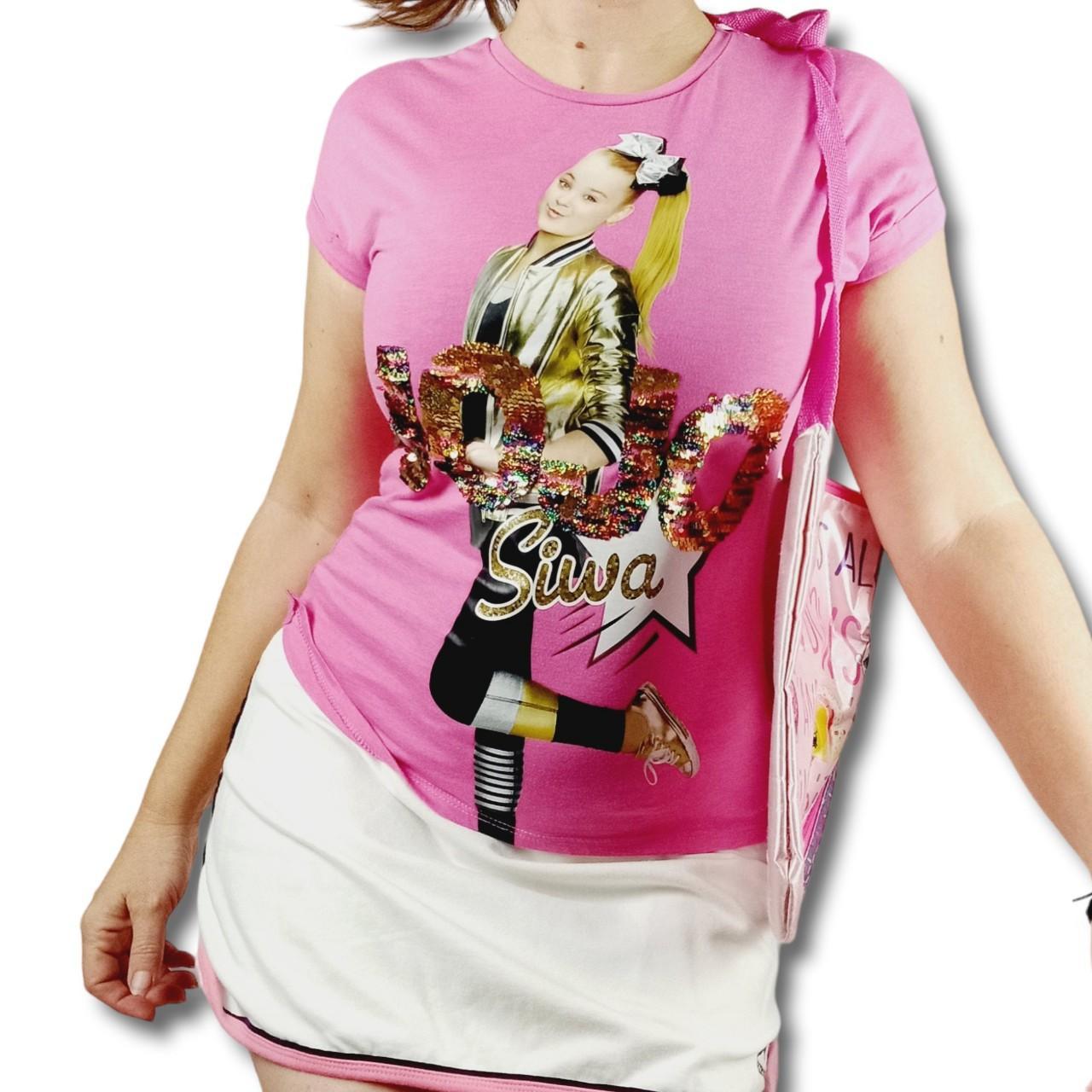 Pink Jojo Siwa Shirts Vintage Jojo Siwa Hot Pink Baby Tee Fitted