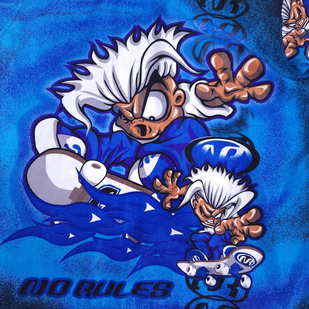 Vintage 90s Y2K loud graphic no rules skateboard | Depop