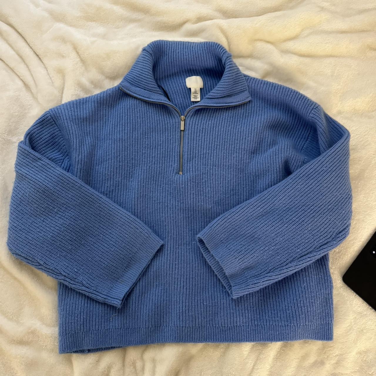 H&M half zip sweater h&m halfzip Depop