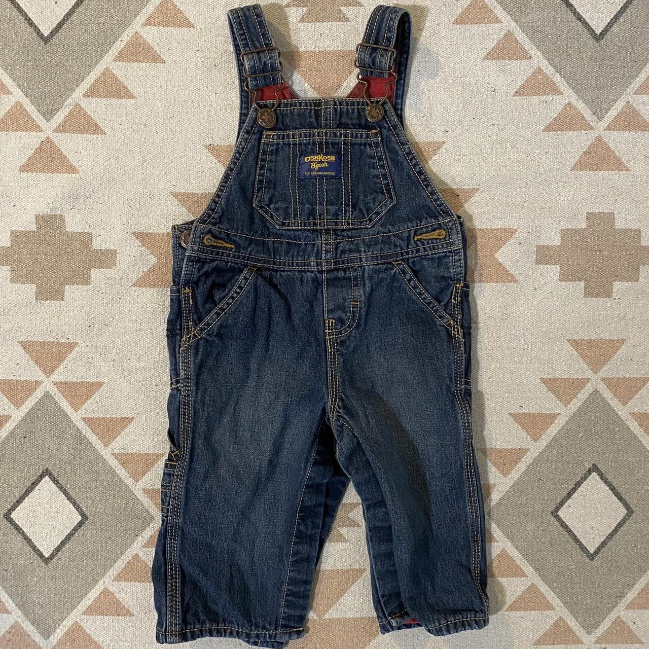 Vintage 80s Oshkosh B’gosh Overalls. Size 9 Months.... - Depop