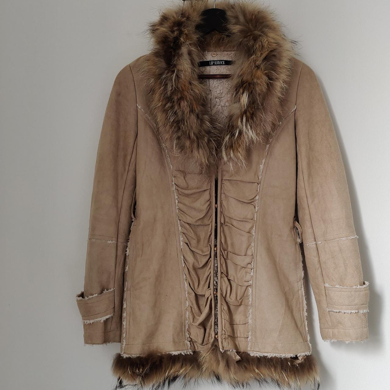 Vintage japanese gyaru fur lined coat Japanese | Depop Vintage japanese gyaru fur lined coat Japanese | Depop