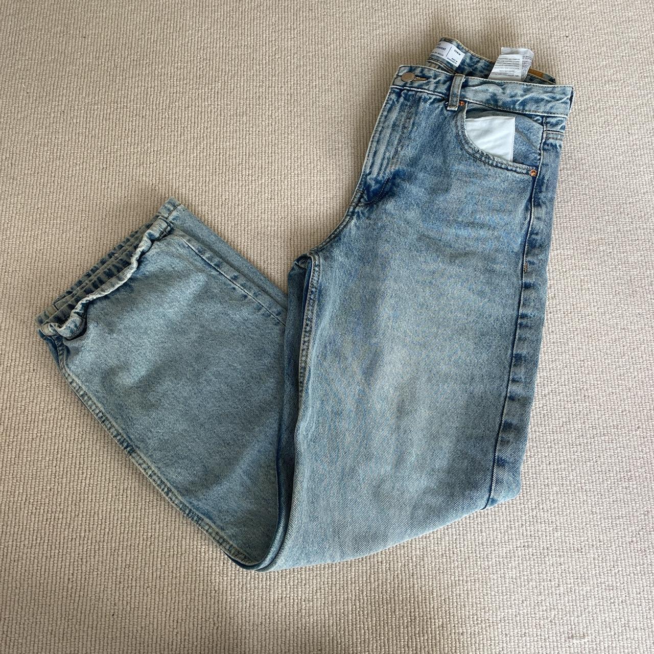 Bershka straight leg jeans tags urban outfitters... - Depop