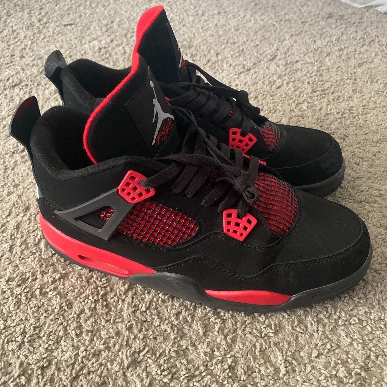 jordan red 4's