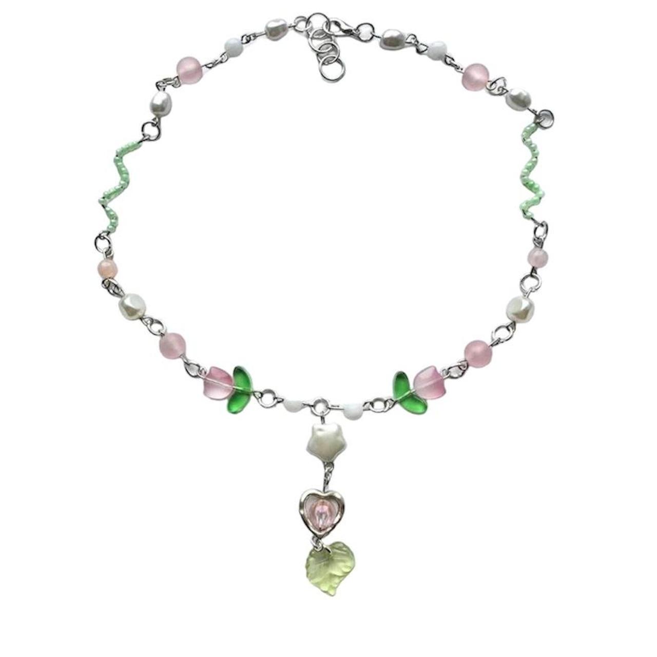 Established Jewelry Women's Pink and Green Jewellery (2)