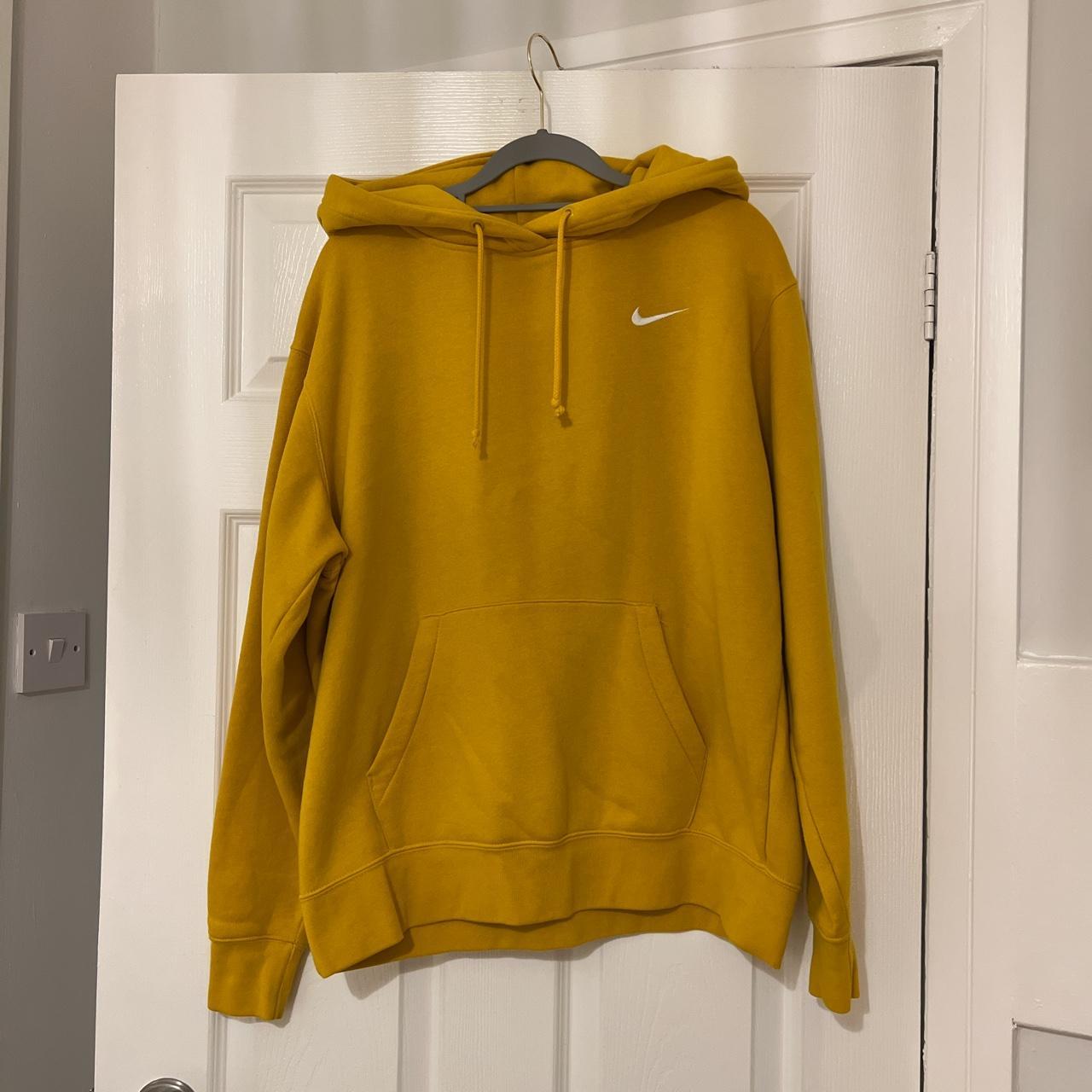 pale yellow nike hoodie
