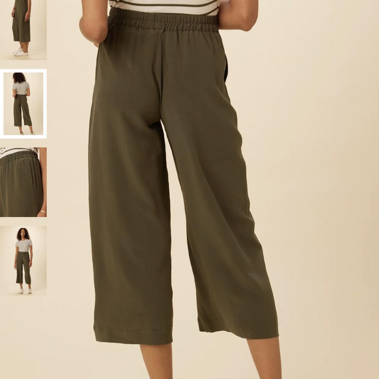 Amour Vert Women's Khaki Trousers