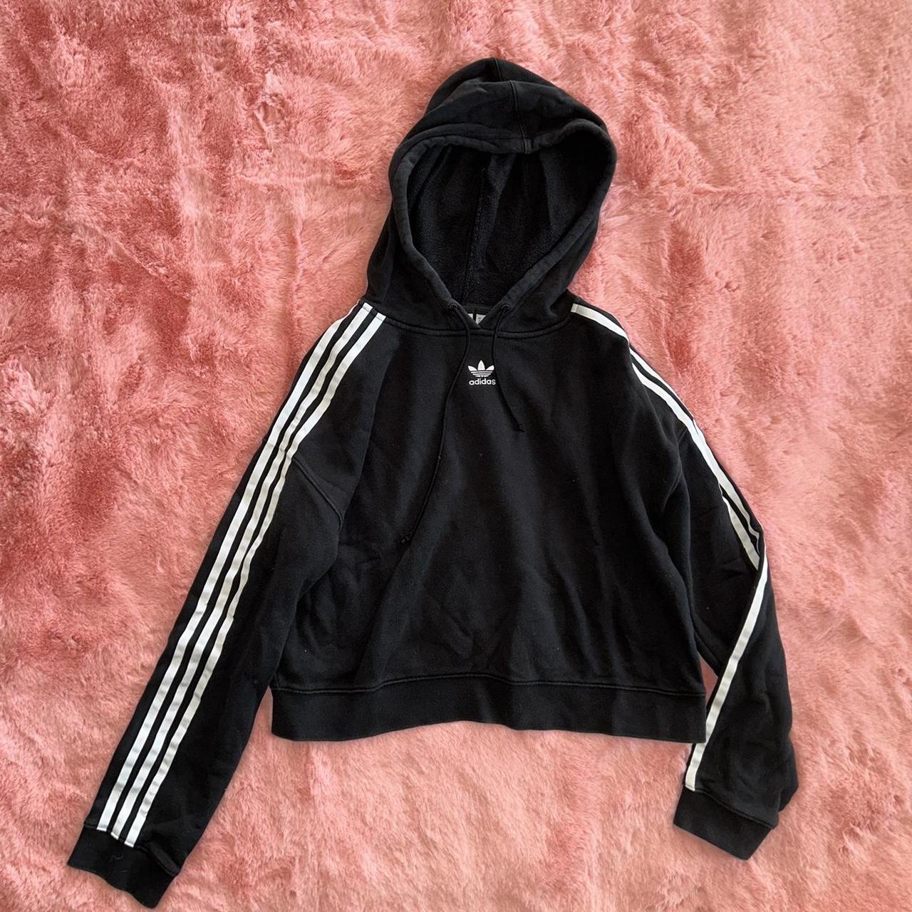 Adidas cropped outlet sweatshirt sale