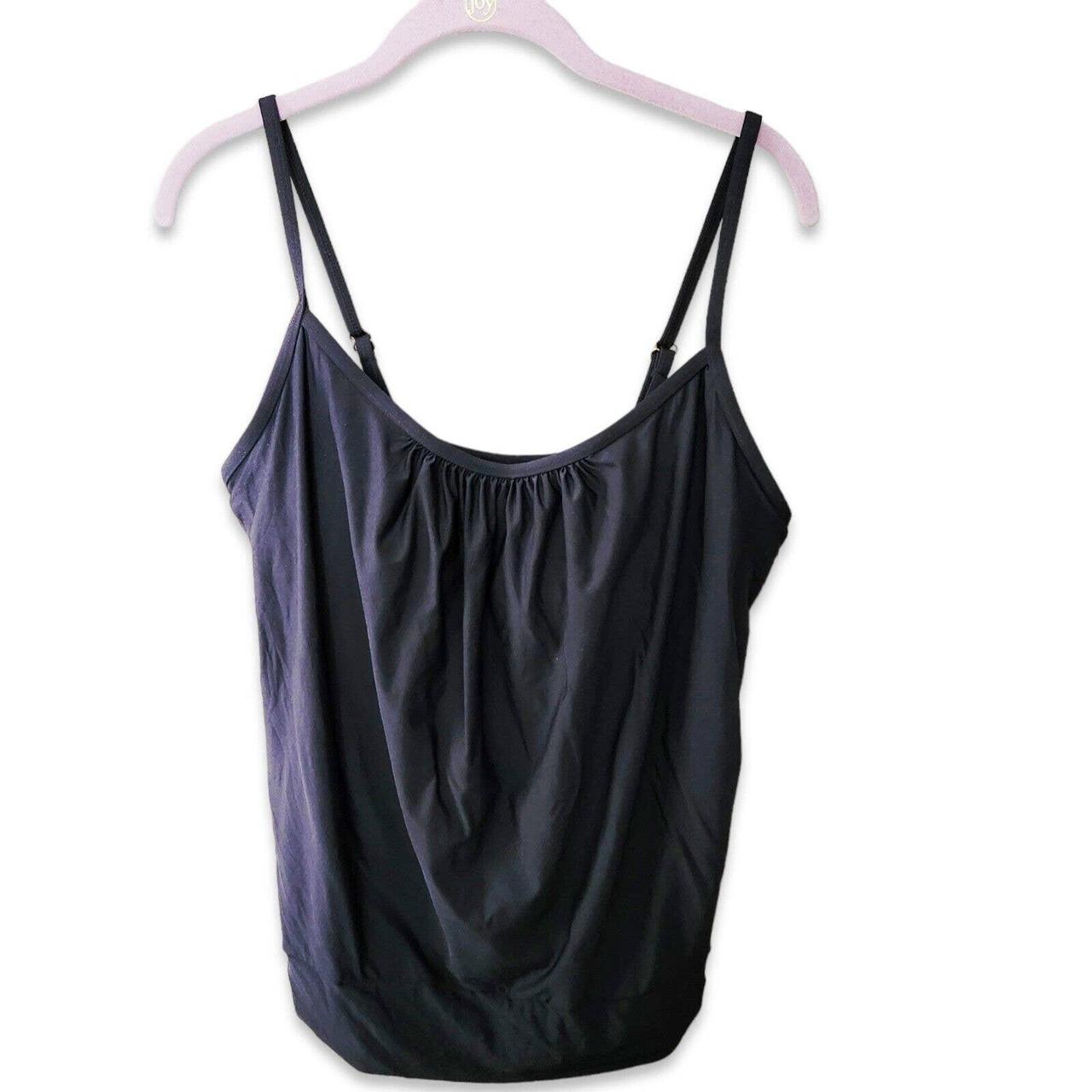 Ava Viv Black Tankini Swim Top or Cami Depop