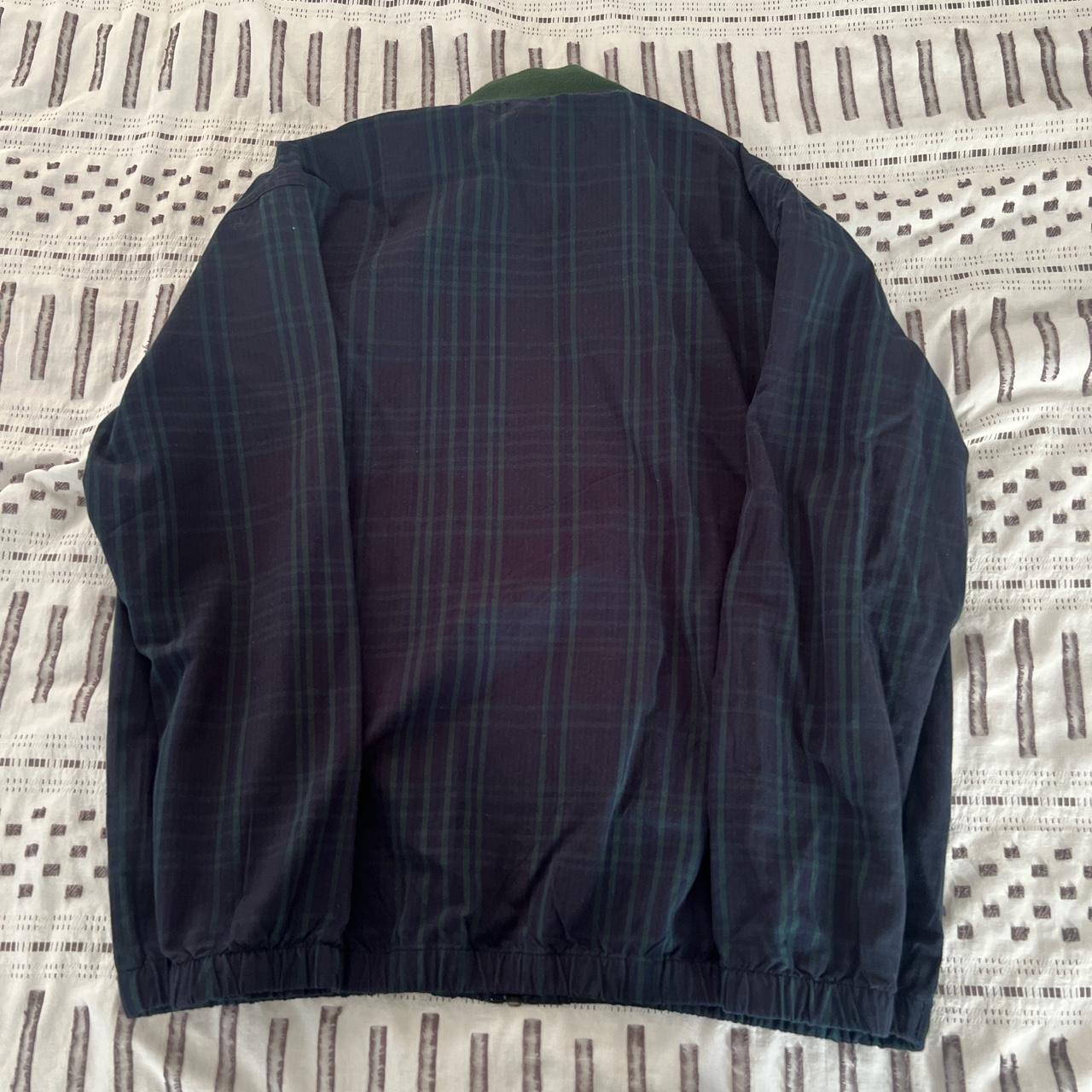 Only NY Plaid Bomber Jacket MENS SIZE LARGE Feel... - Depop