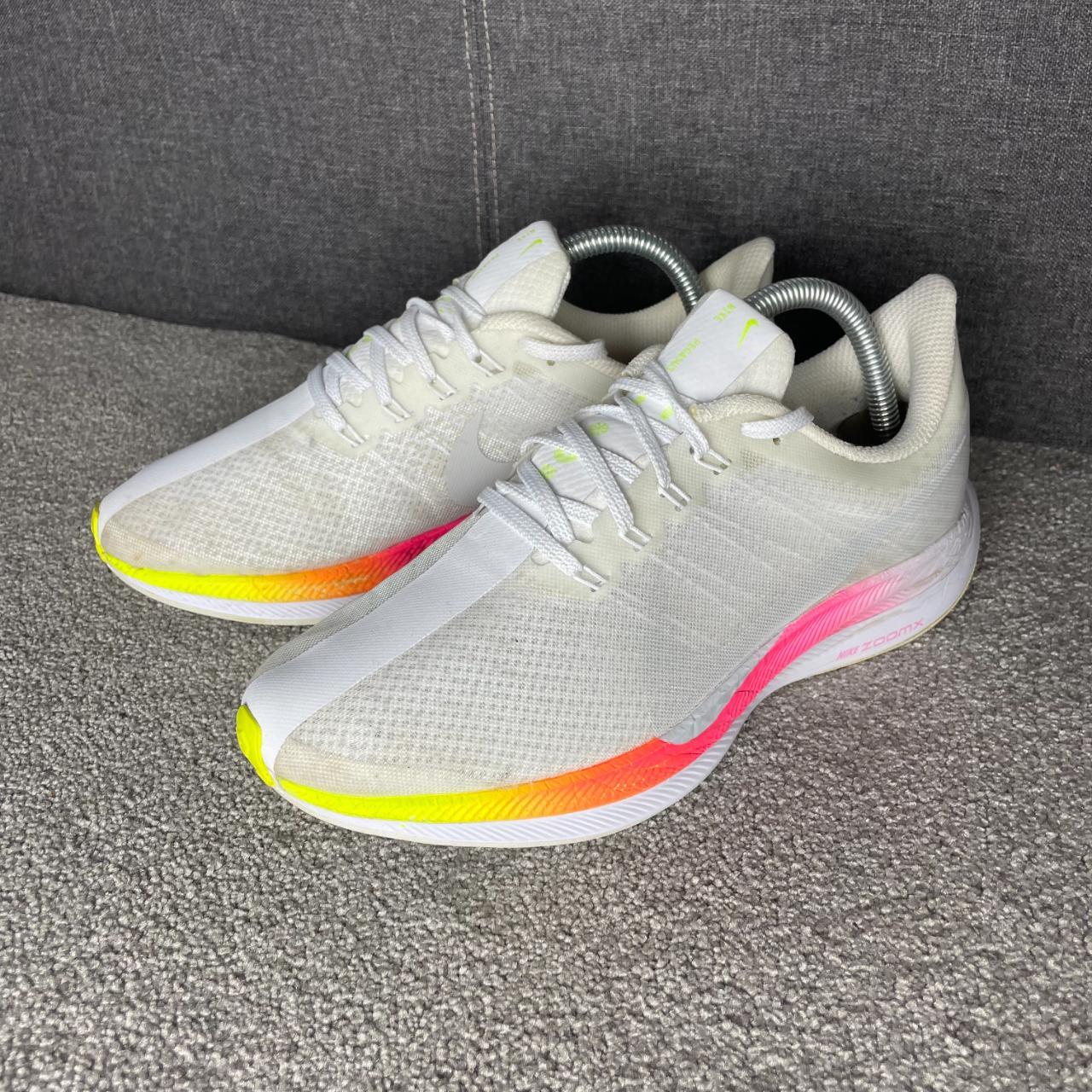 Nike Pegasus 35 Turbo ZoomX White Rainbow Womens. Depop