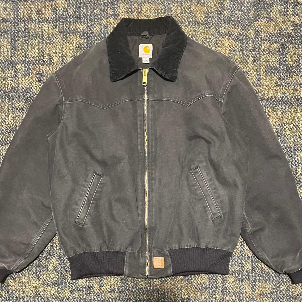 Black Vintage Carhartt Santa Fe Jacket, Size:...