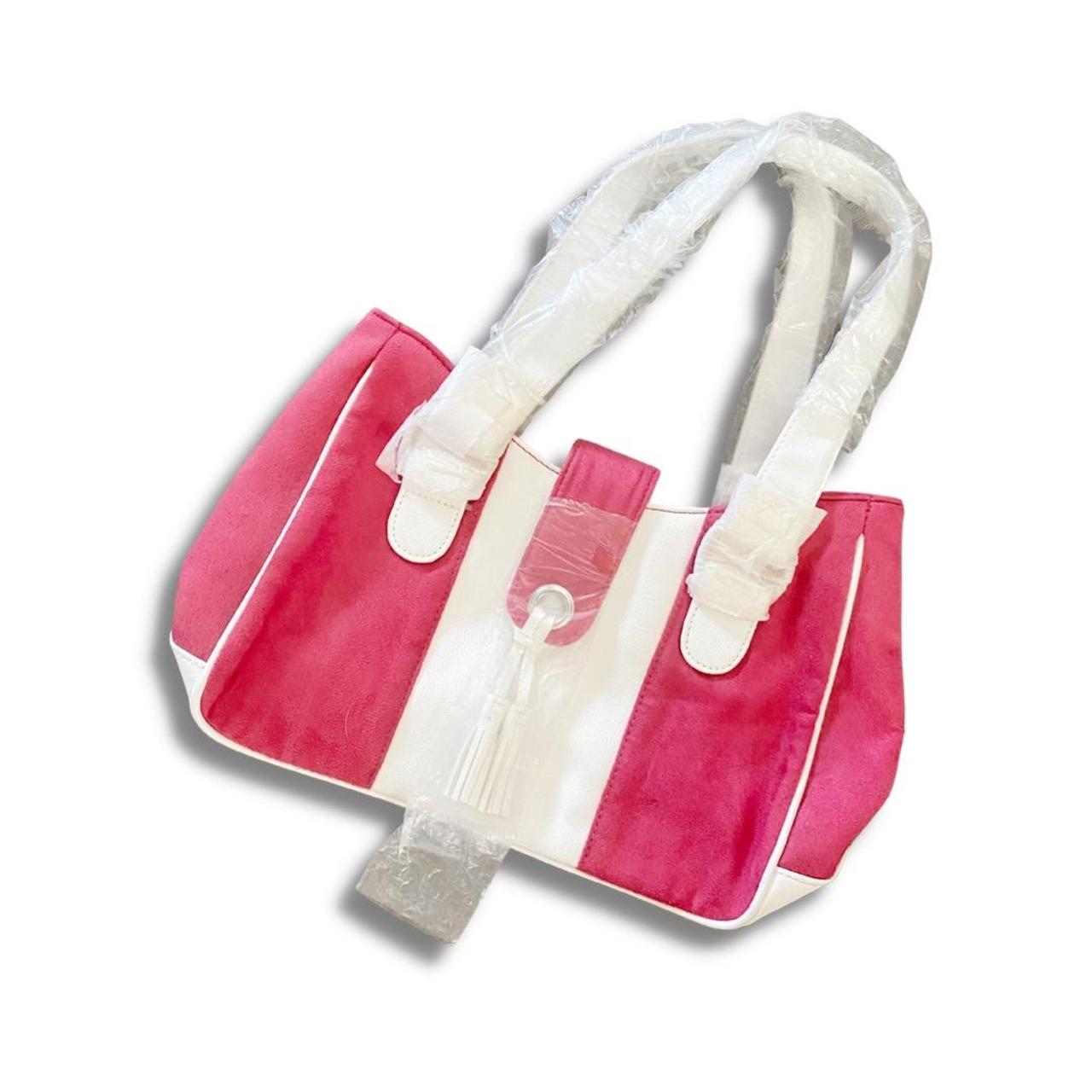 Estée Lauder Women's Pink and White Bag
