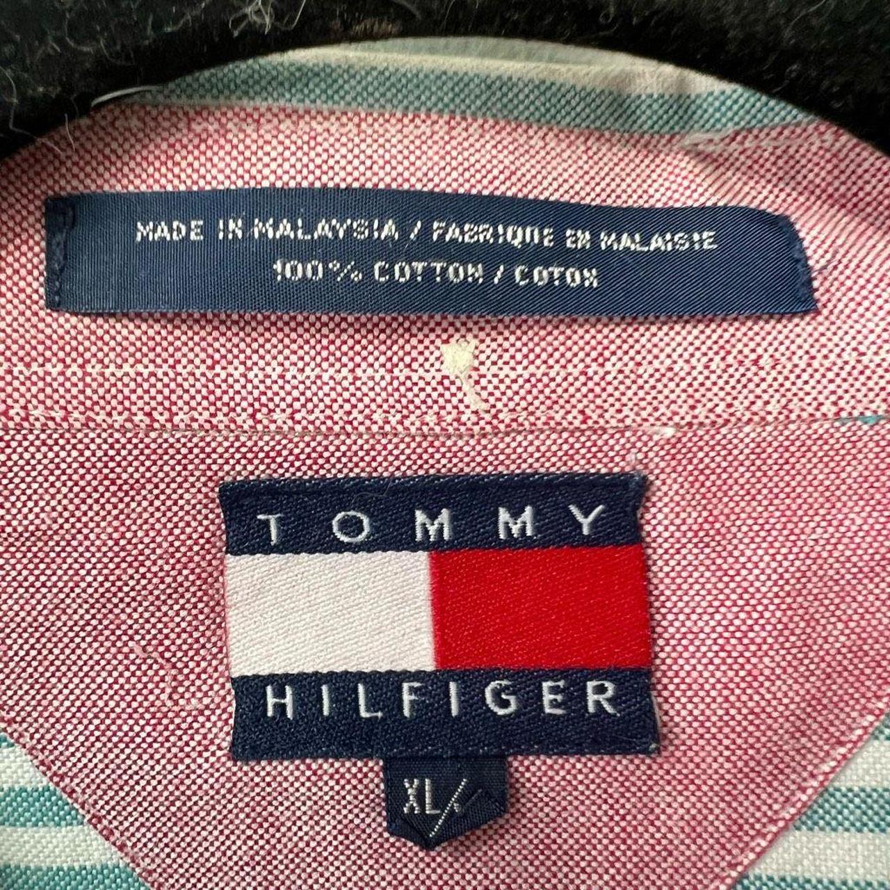 Tommy Hilfiger Women's Green Shirt | Depop