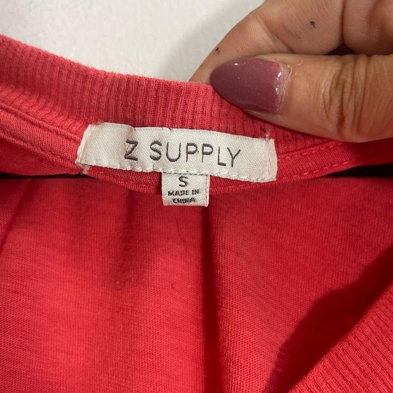 Z Supply Women's Red Dress Depop