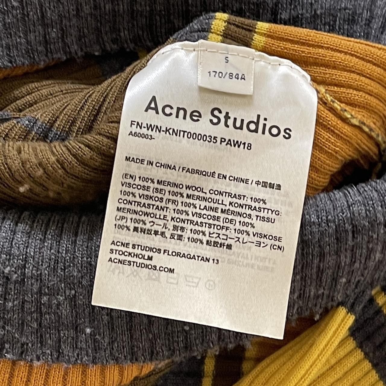 Acne Studios Women's Yellow and Grey Shirt (4)