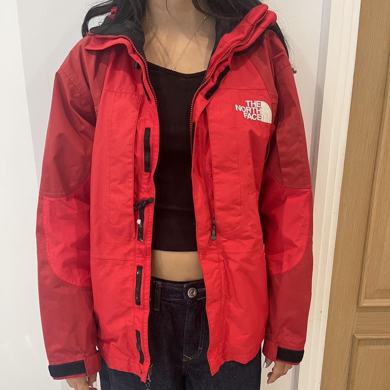 Vintage North Face Red Ski jacket The North Face. Depop