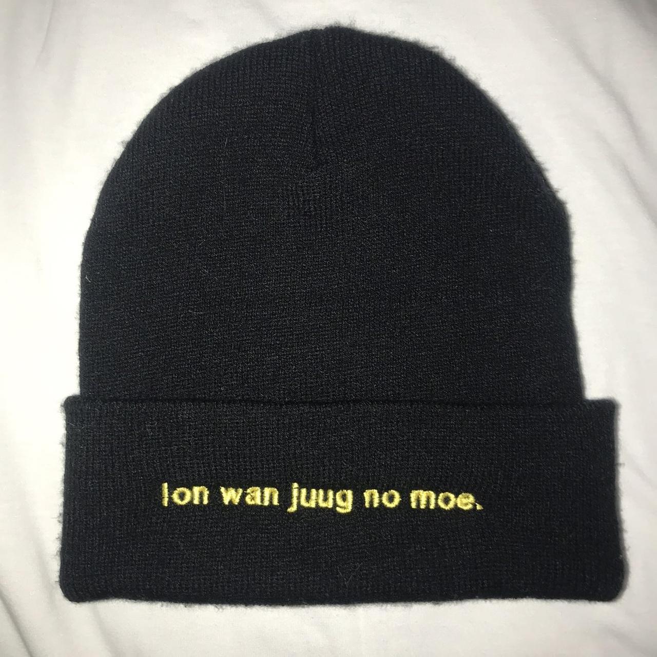 Goth Money “ ion wan juug no moe. “ 2014 beanie - Depop