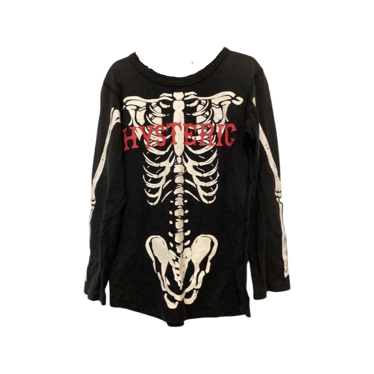 Vintage archive Hysteric glamour Skeleton long... - Depop