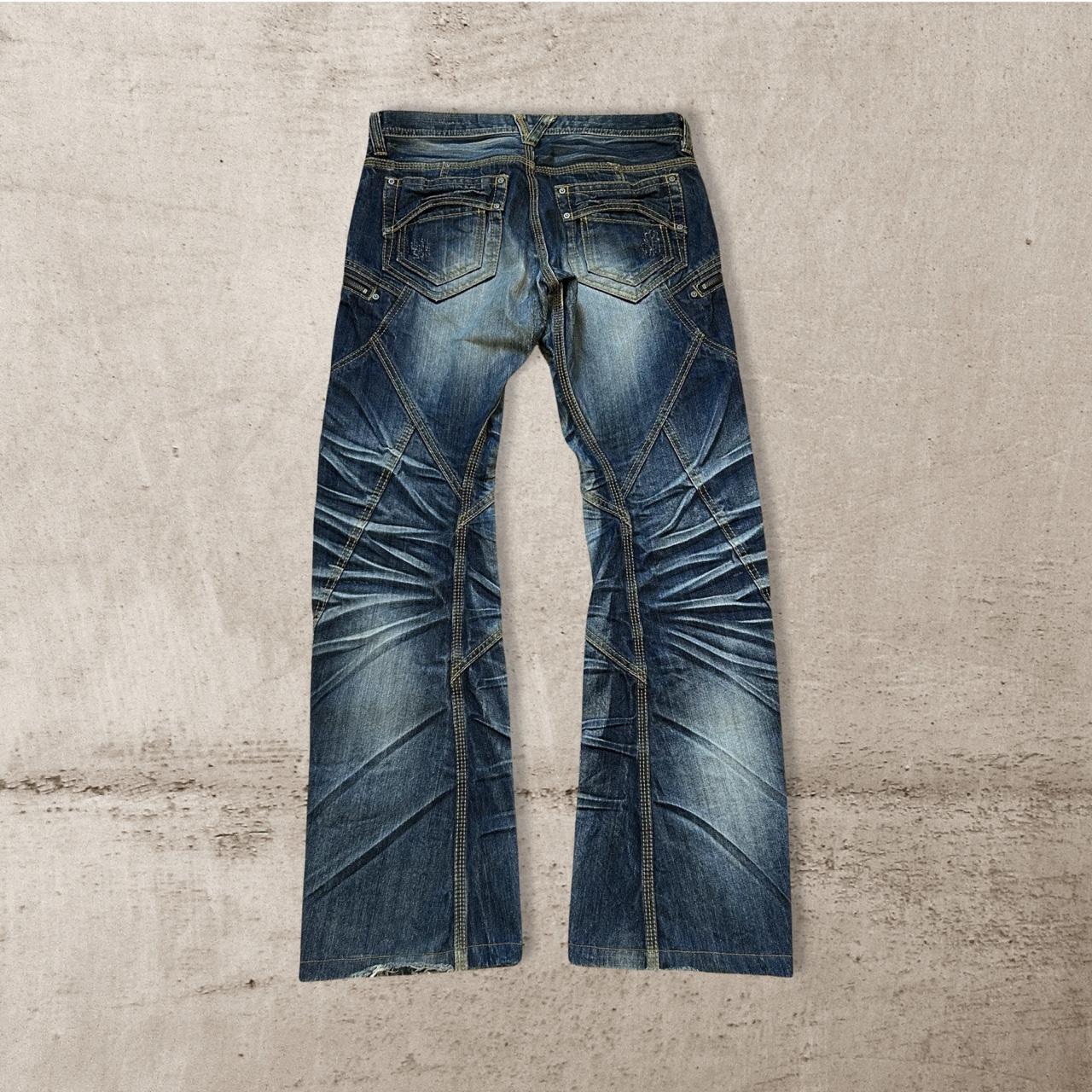 archive grunge denim with insane details ☆ made by | Depop
