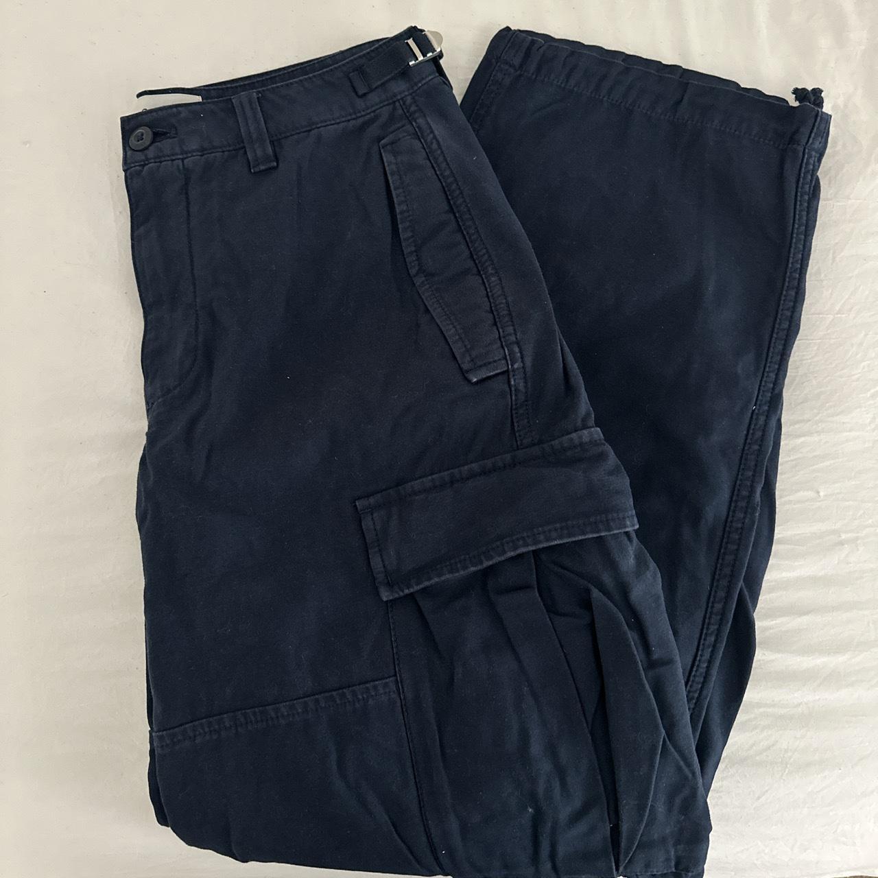 Aritzia navy blue cargos Retail for $128 - Depop