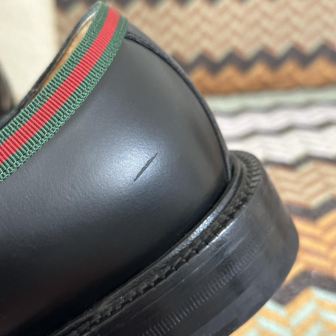 GUCCI Gucci Beyond Derby Grosgain Trim Shoes Size... - Depop