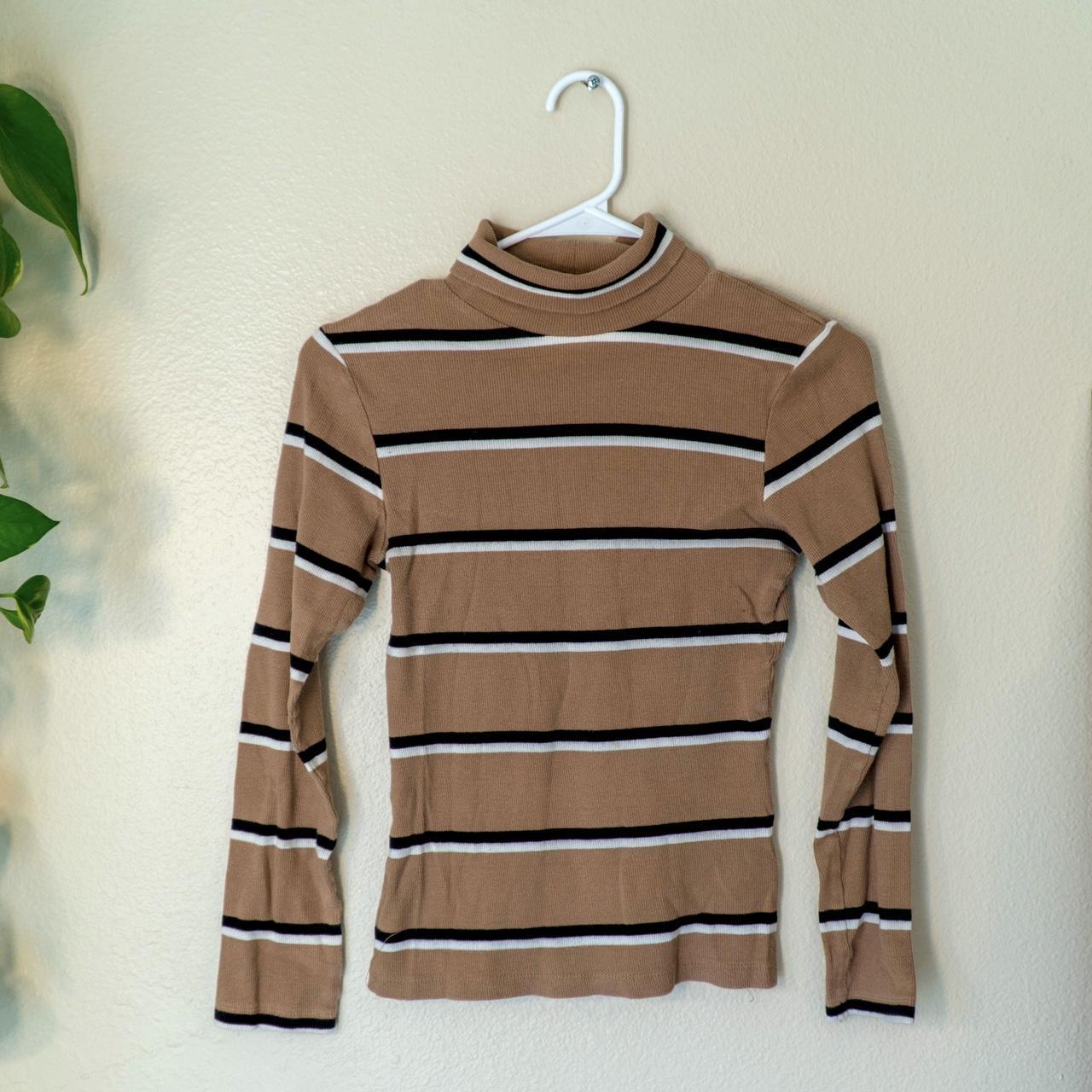 Brave Soul Women's Tan and Brown Jumper