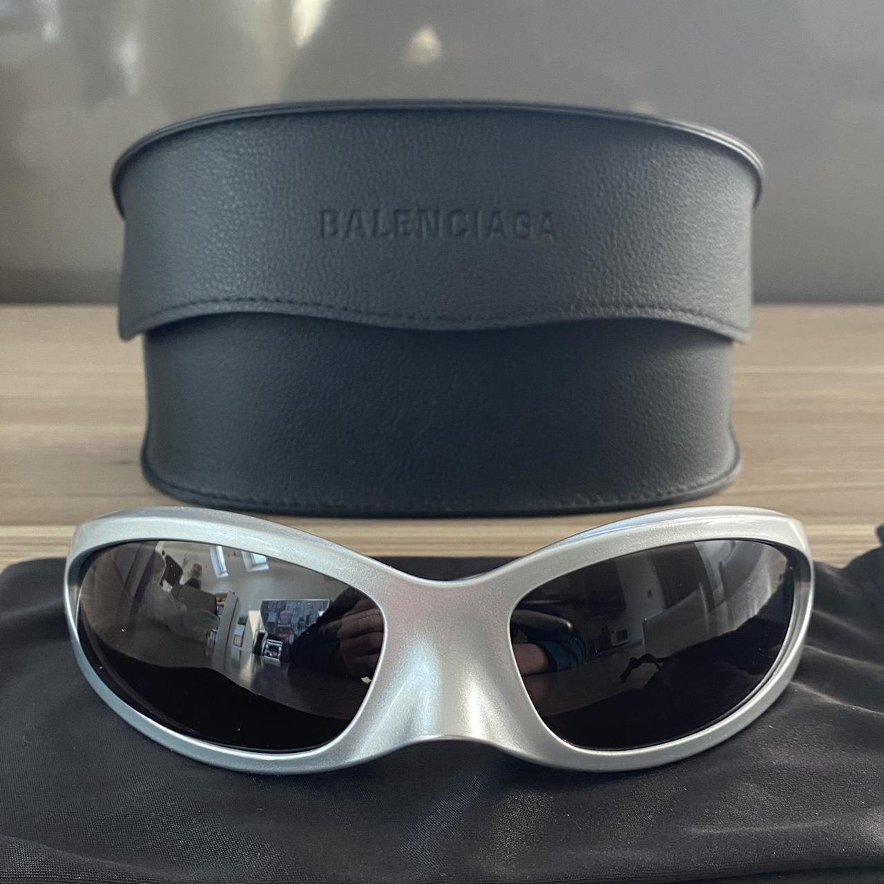Balenciaga Skin Cat Silver Sunglasses Brand new | Depop Balenciaga Skin Cat Silver Sunglasses Brand new | Depop