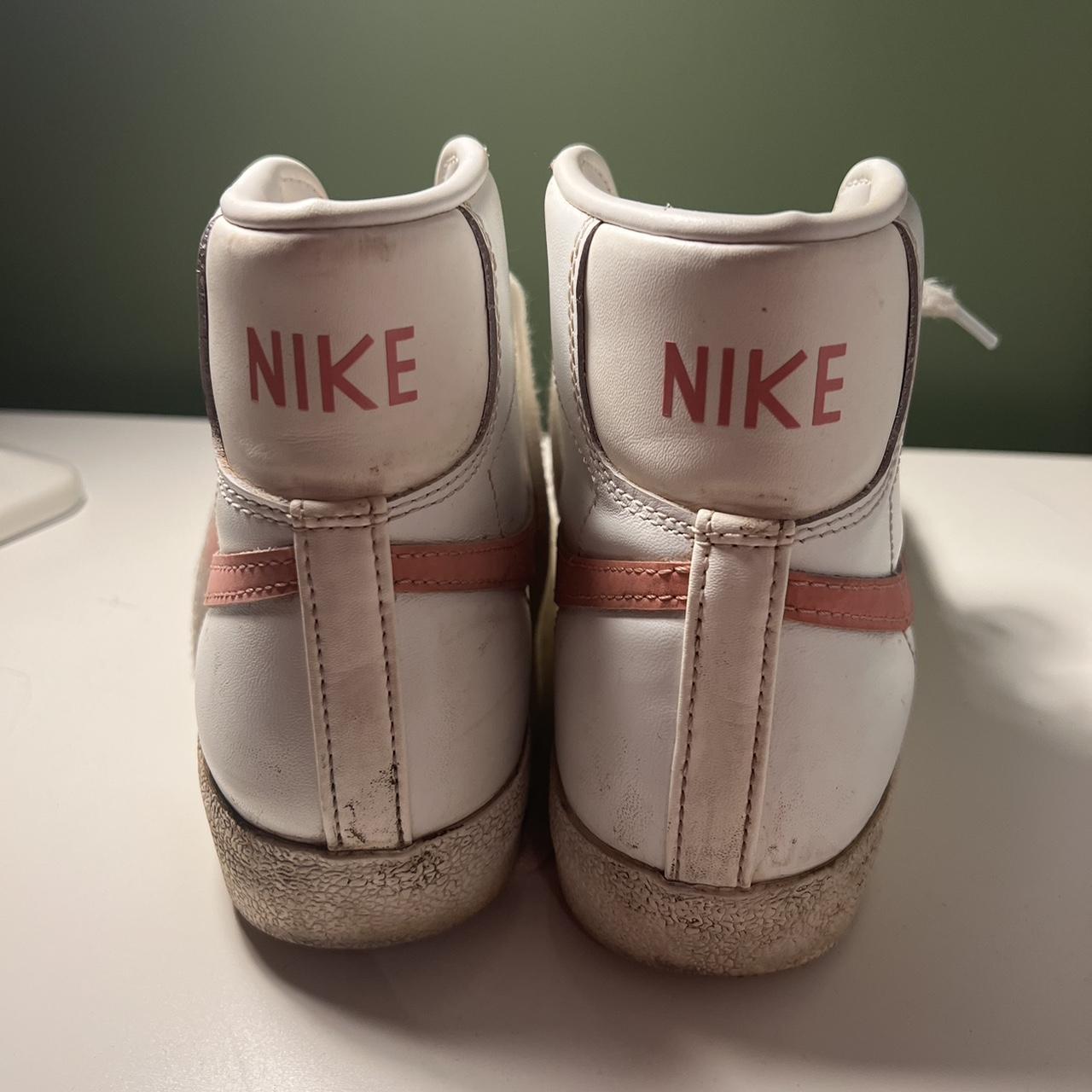 nike trainers with floral tick
