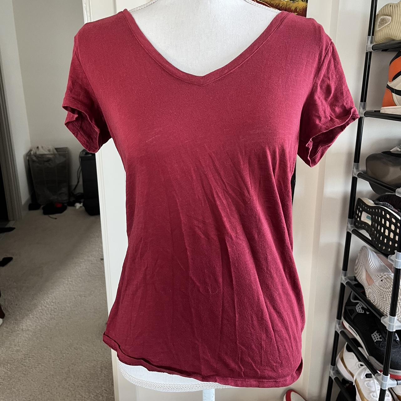 victoria's secret pink v neck t shirt