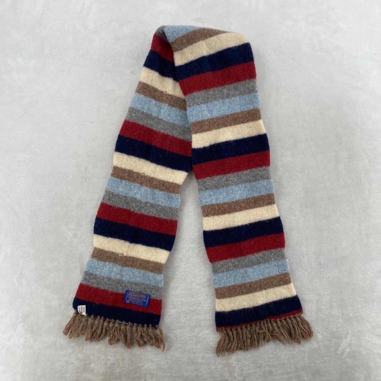 Pendleton Men's Scarf - Cream/Grey – Pendleton St… - image 2