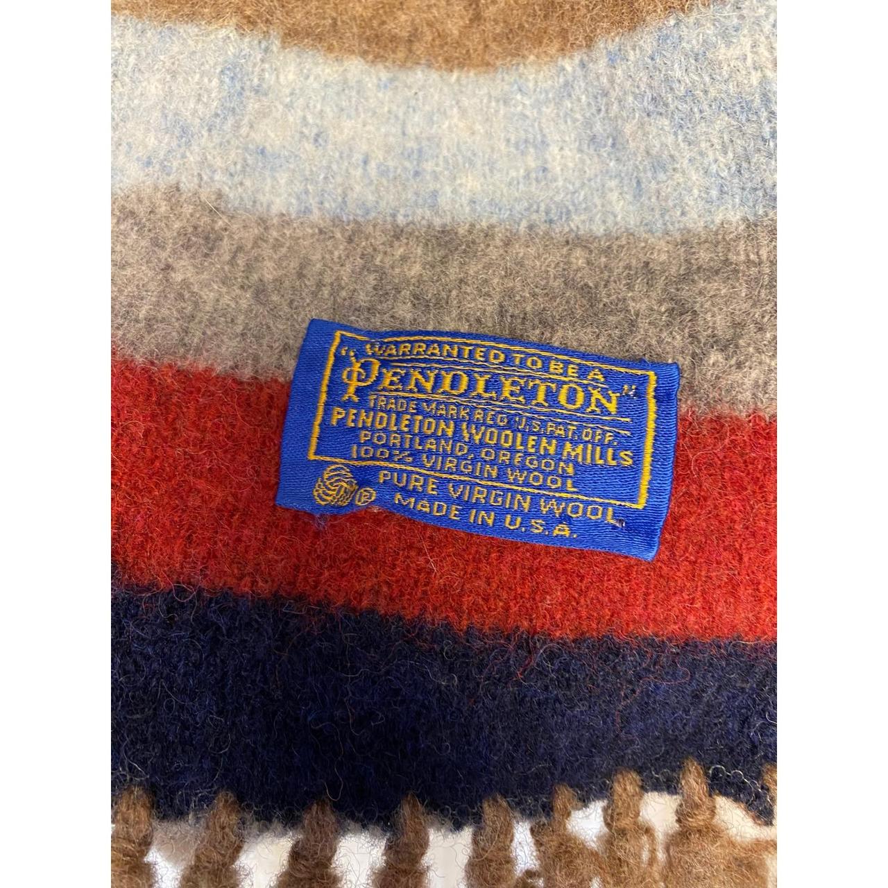 Pendleton Men's Scarf - Cream/Grey – Pendleton St… - image 4