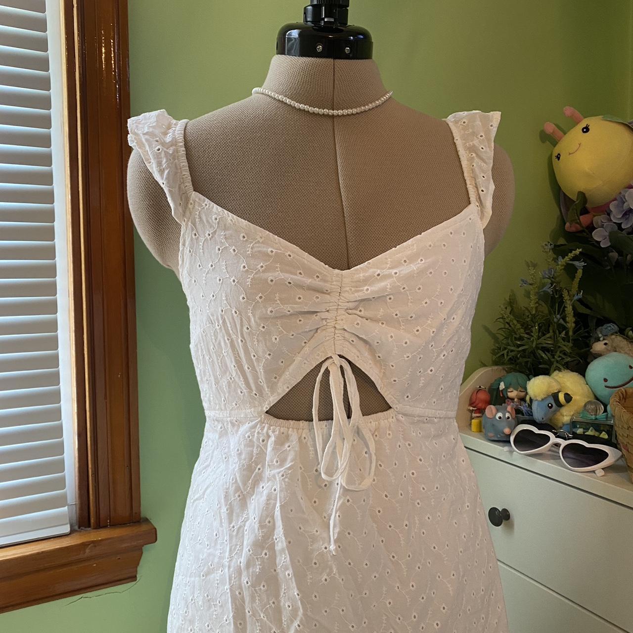 Live To Be Spoiled Women's White Dress (2)