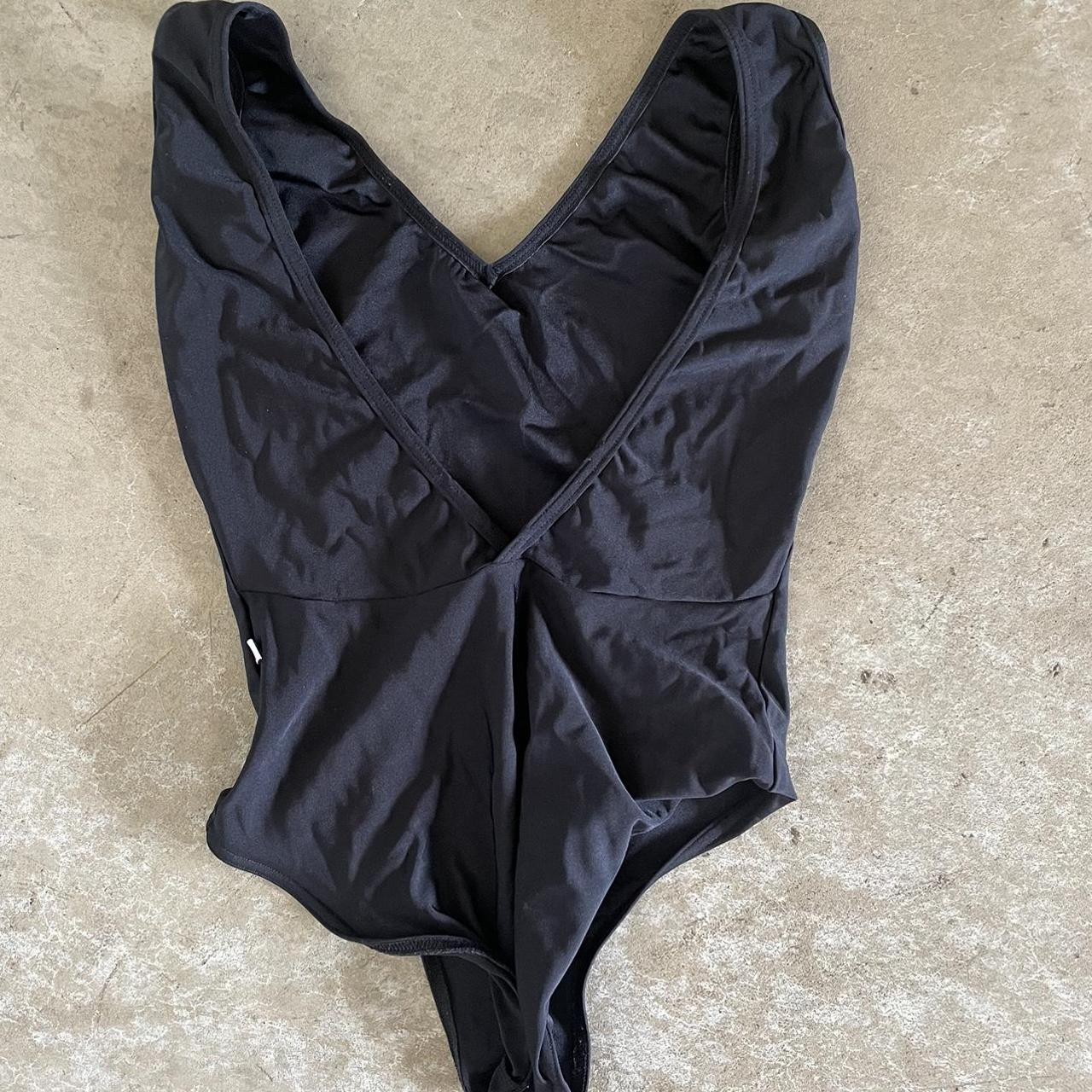 Black Gina Yumiko Leotard - perfect confition -... - Depop