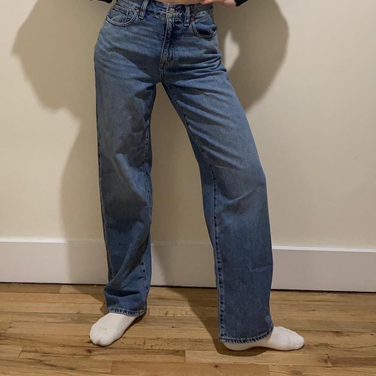 Madewell NWT curvy baggy jeans - so soft and... - Depop