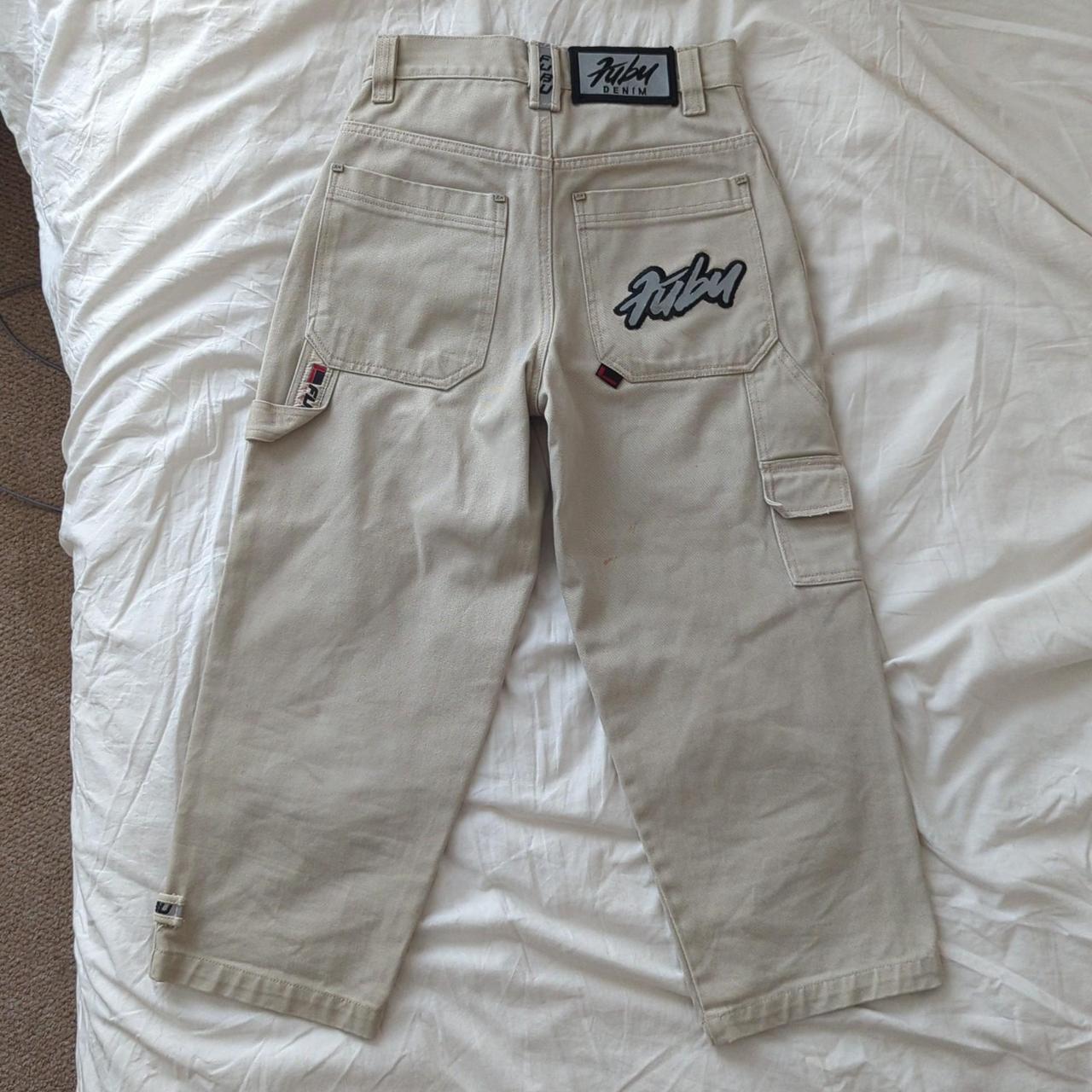 Rare Size 8 Fubu 00's Y2K 3/4 trousers Great... - Depop