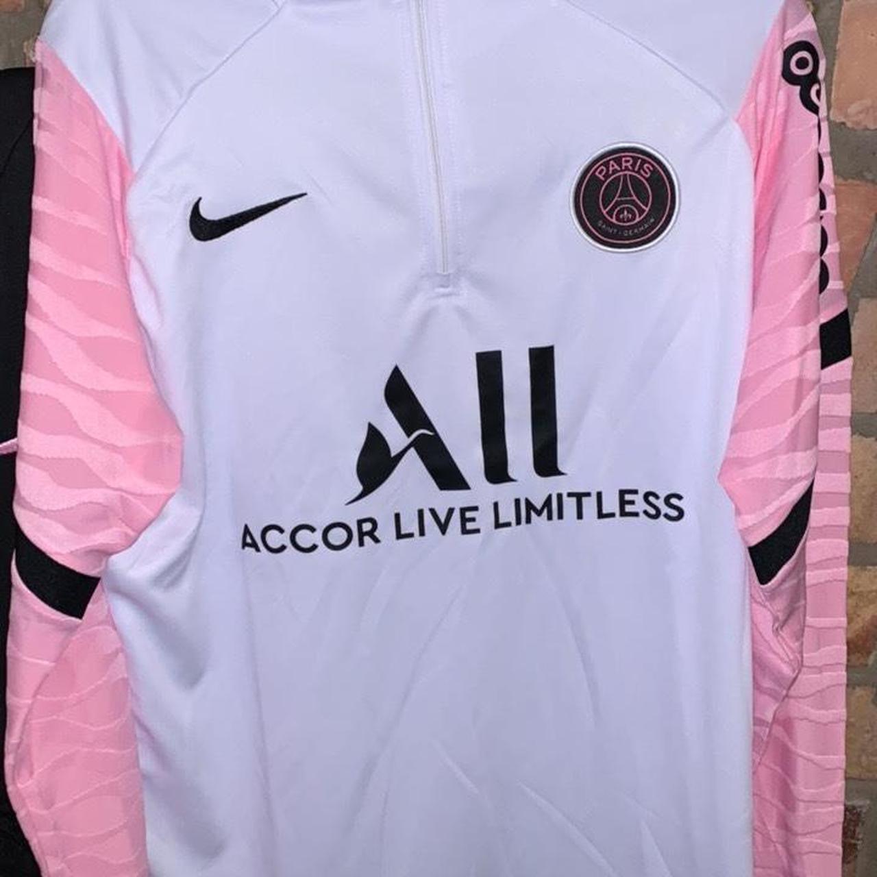 psg pink and white jersey