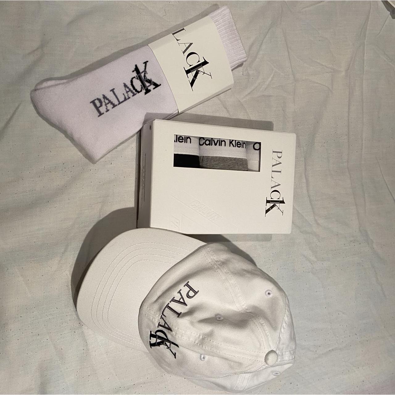 White palace Calvin Klein boxers (large) socks
