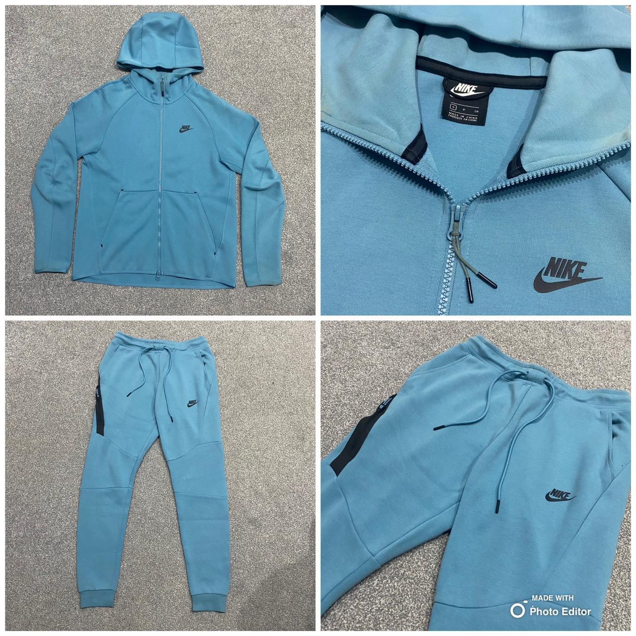 mens blue tech fleece