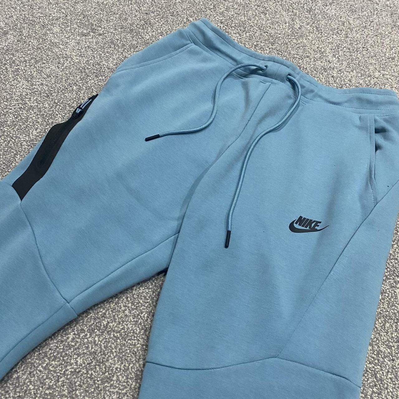 mens tech fleece blue