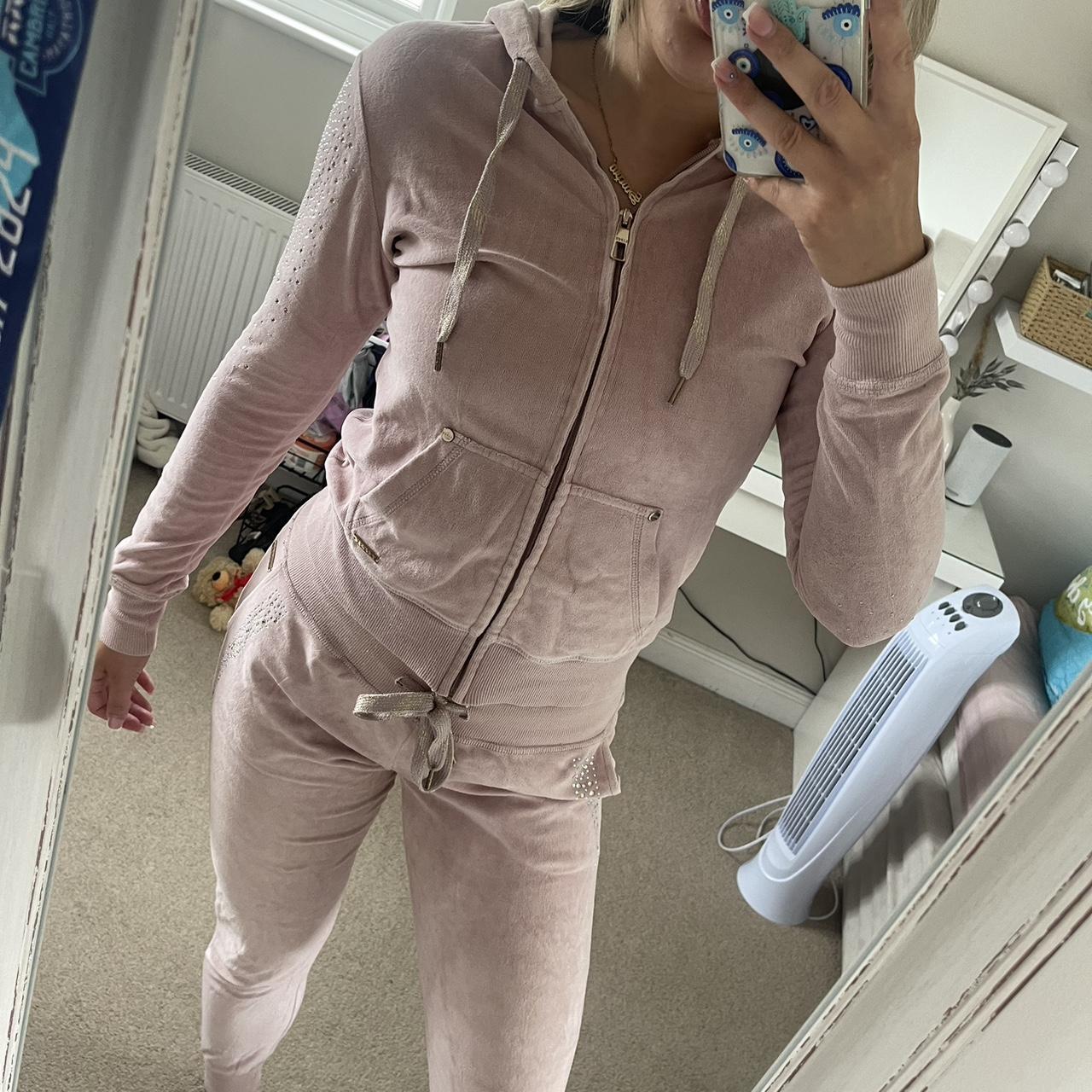 Lipsy Tracksuit Good condition Cracked pattern on... Depop