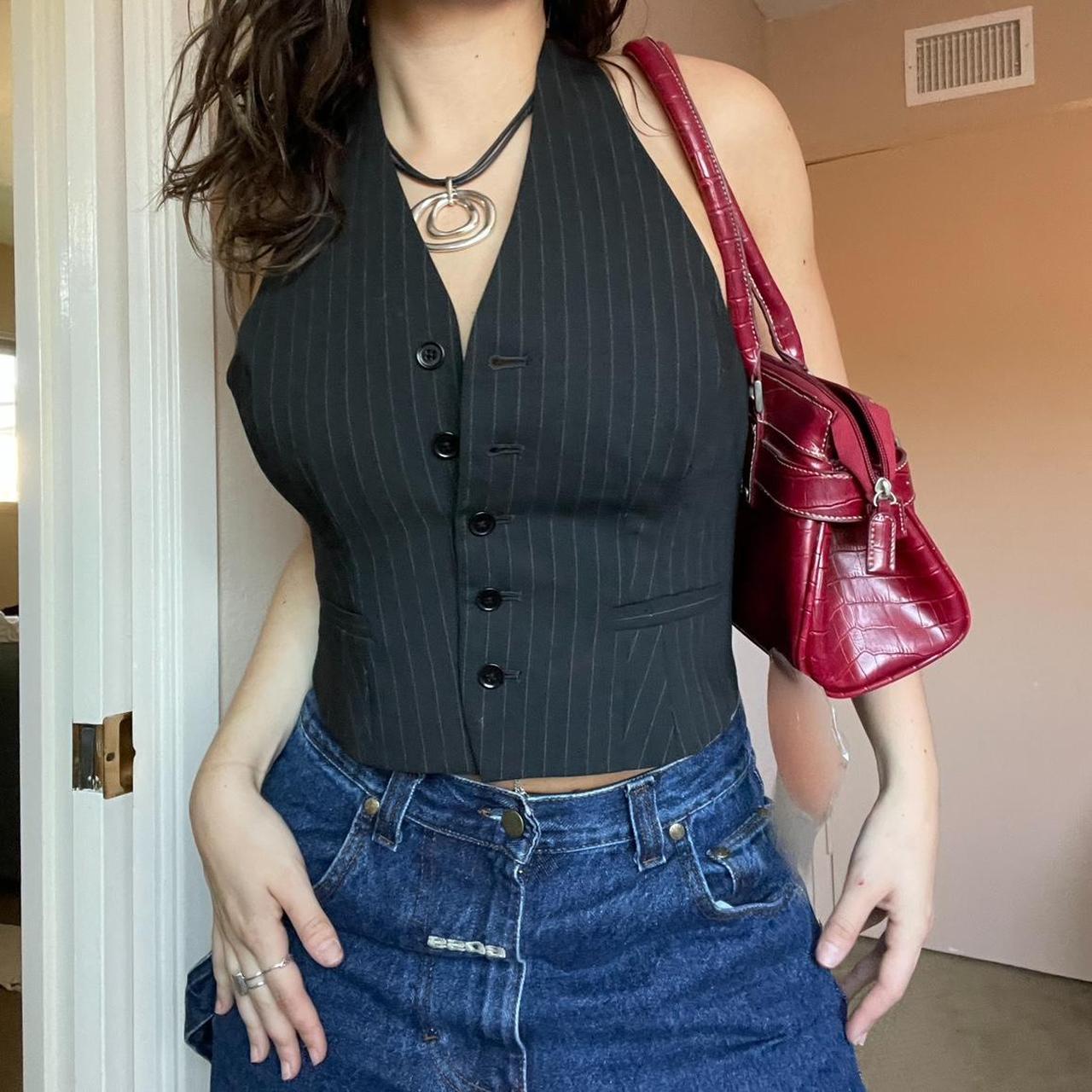 90S VICTORIA SECRET OPEN BACK VEST TOP “body by... Depop