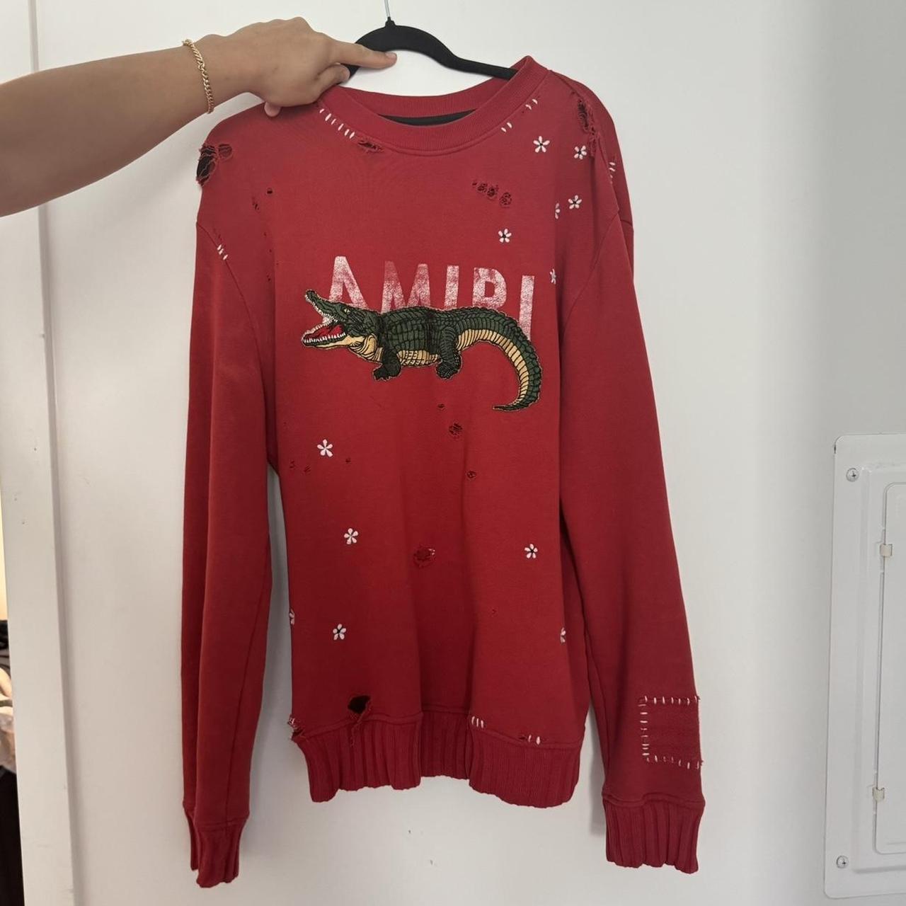 Amiri alligator sweatshirt best sale