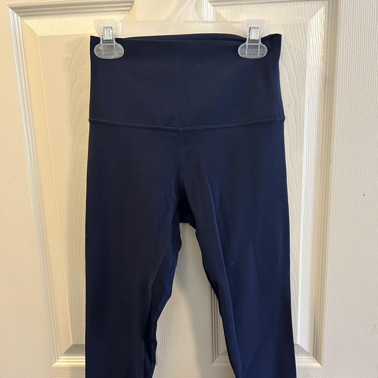 lululemon align leggings 23 in size 4 true navy... - Depop