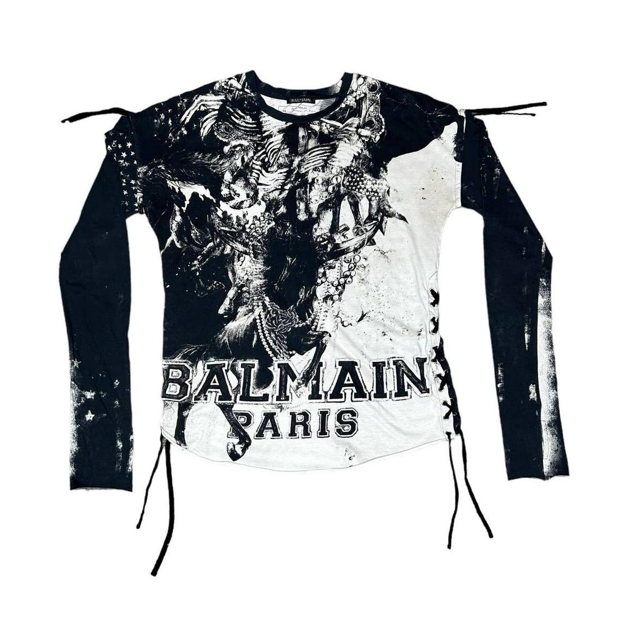 balmain shirt long sleeve