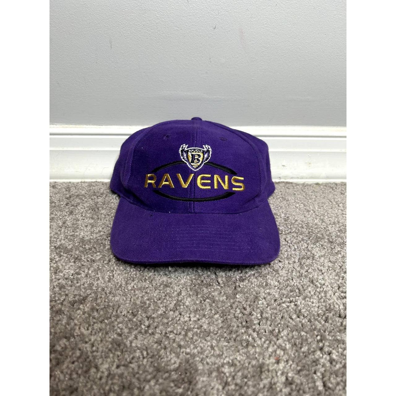 Vintage Logo 7 Baltimore Ravens Hat In great - Depop