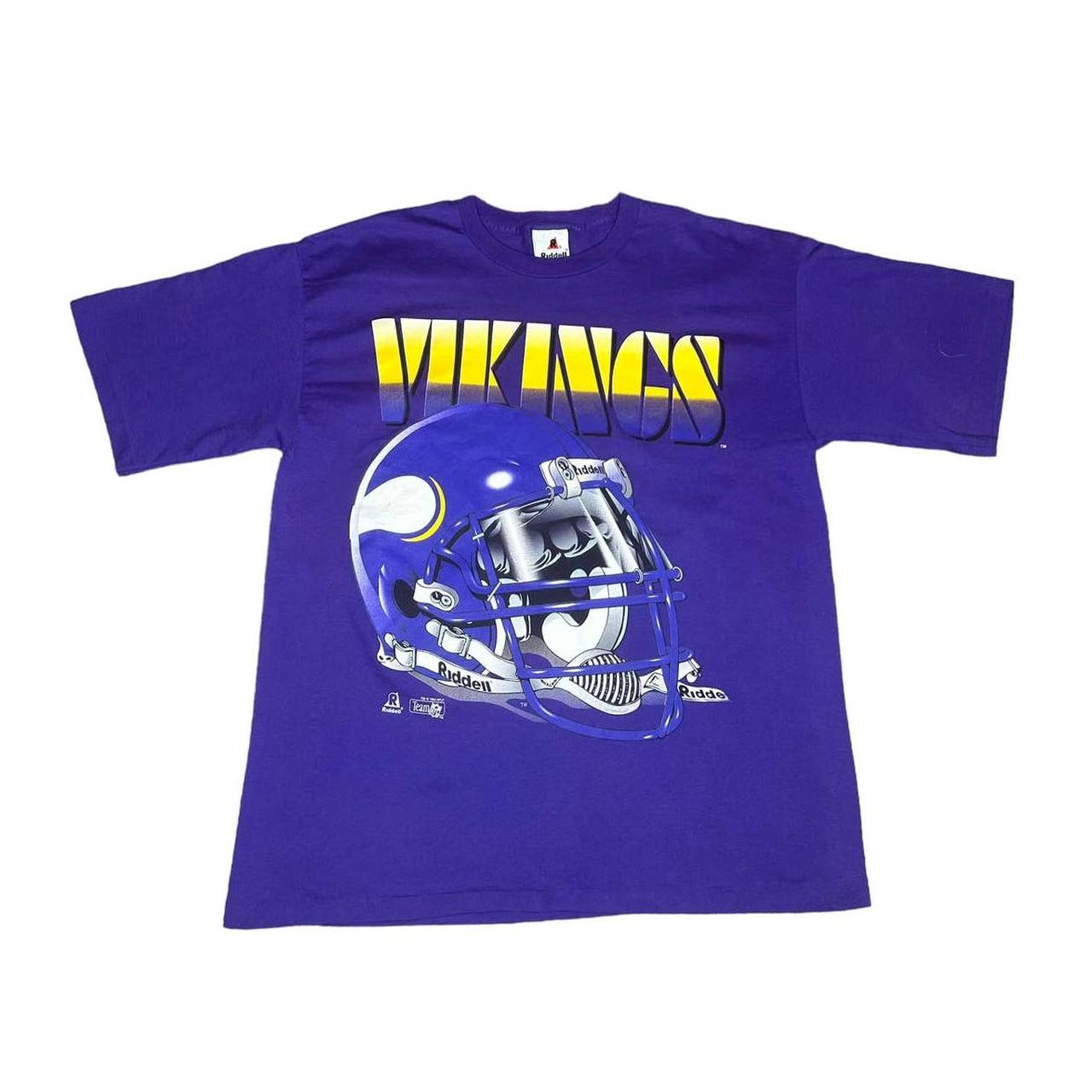 Vintage Riddell Minnesota Vikings Crewneck No - Depop