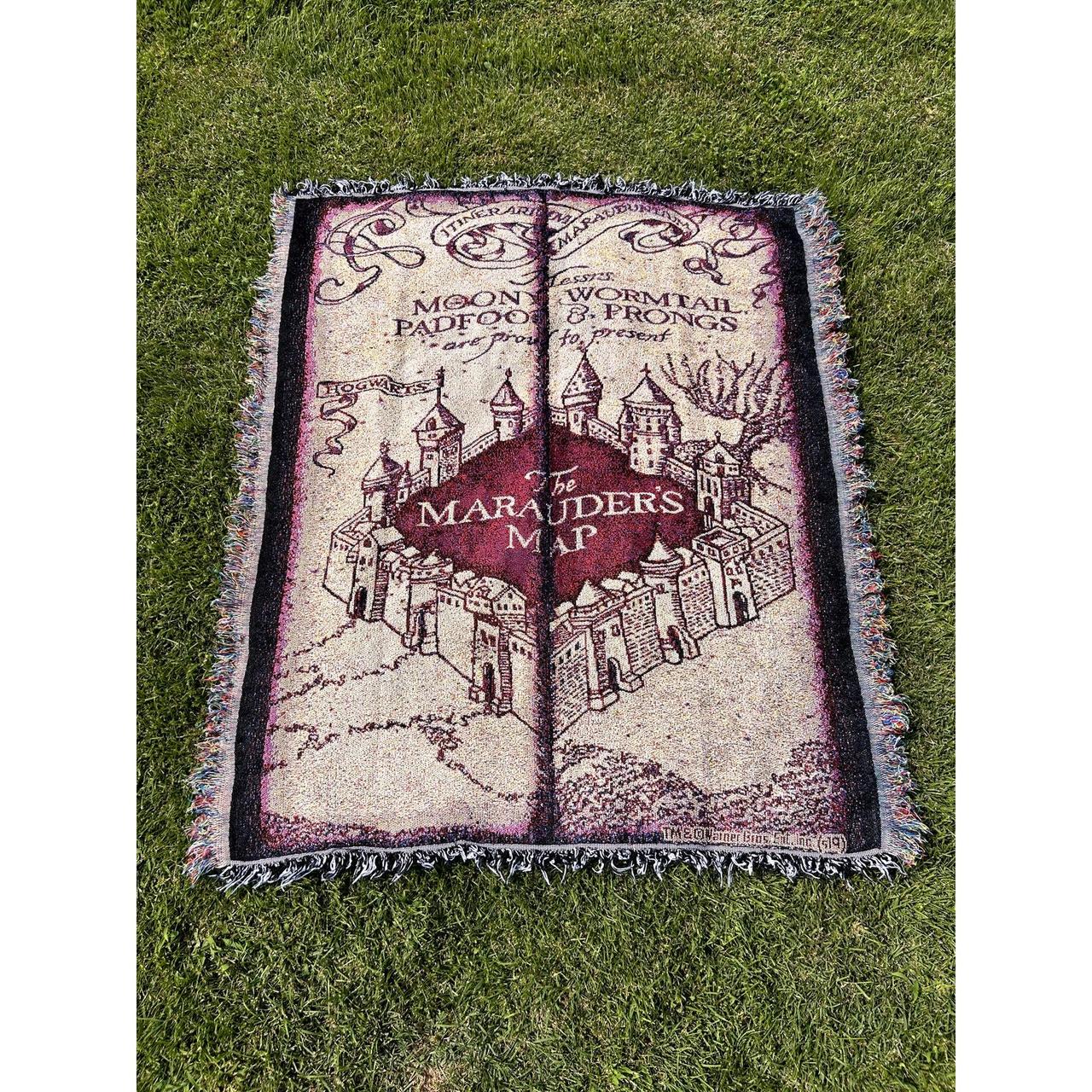 Harry Potter The Marauder's Map Tapestry Throw... - Depop