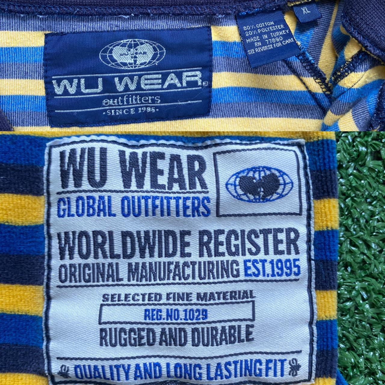 Wu Wear Men's Yellow and Blue Jacket (4)