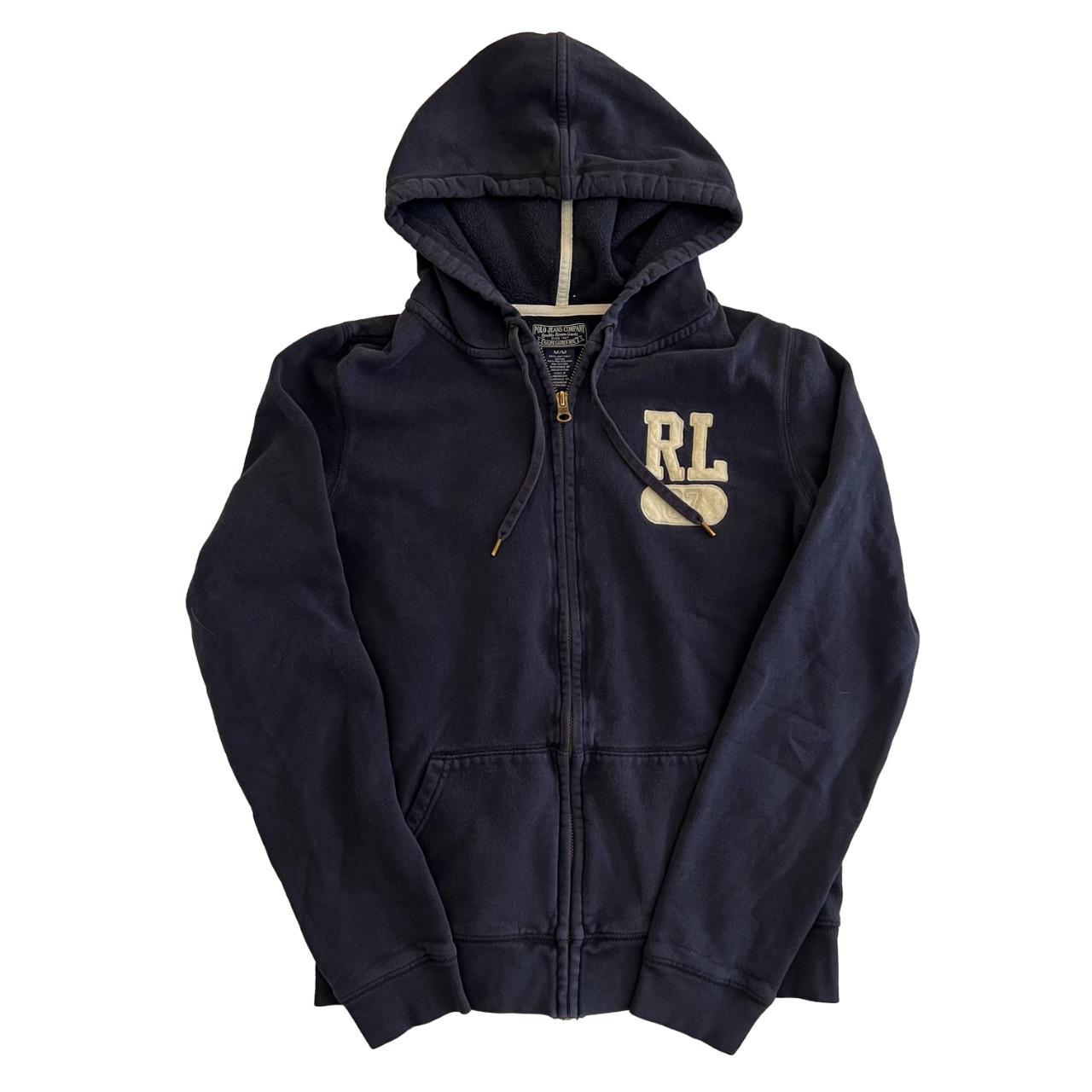 Polo Ralph Lauren Women's Navy Hoodie | Depop